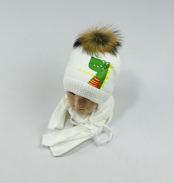 Комплект Тамара малютка арт.135 мал. (бело/зеленый)